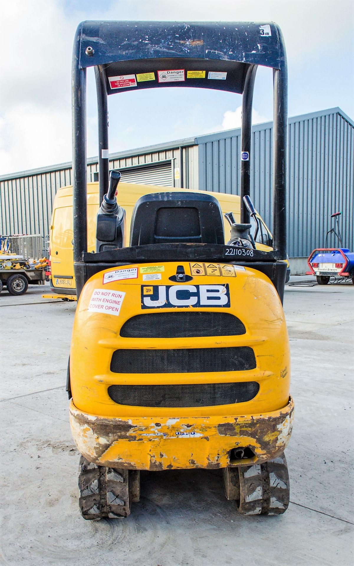 JCB 801.4 1.5 CTS tonne rubber tracked mini excavator Year: 2014 S/N: 2078489 Recorded Hours: 1224 - Image 6 of 20
