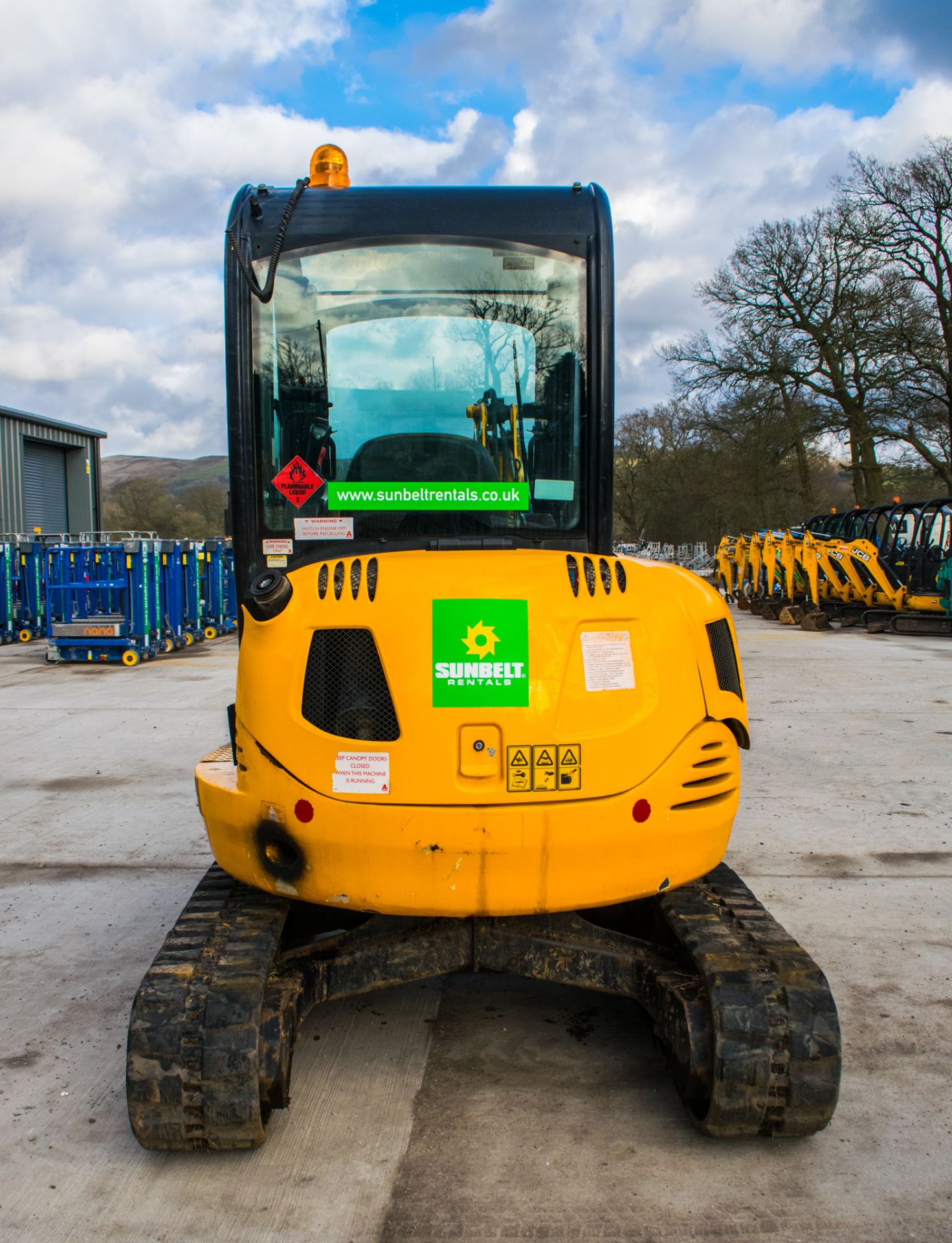 JCB 8030 ZTS 3 tonne rubber tracked excavator Year: 2015 S/N: 432332 Recorded Hours: blade, - Image 6 of 16