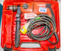 Hilti UH700 110v power drill c/w carry case A836855