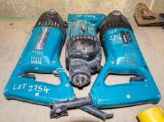 3 - Makita 8406 110v diamond drills ** All in disrepair **