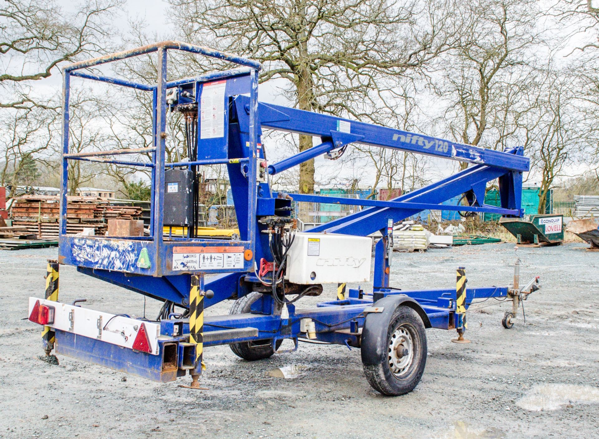 Nifty 120 ME fast tow boom access lift Year: 2005 S/N: 12698 - Image 3 of 10