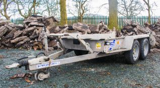 Ifor Williams GH94BT 9 ft x 4 ft tandem axle plant trailer A775140 ** Tail board missing **