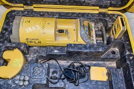Topcon TP-L4 pipe laser c/w charger, battery, receiver & carry case B0350009