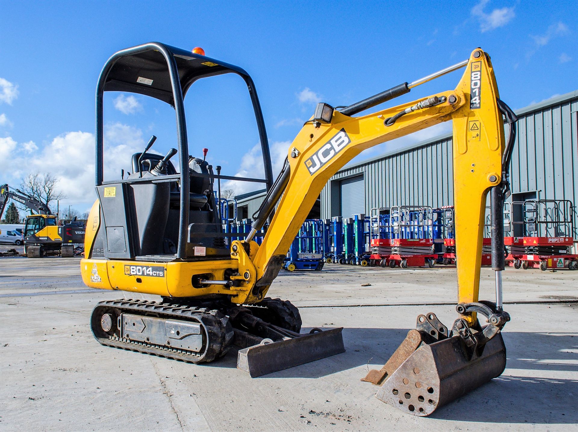 JCB 801.4 CTS 1.5 tonne rubber tracked mini excavator Year: 2014 S/N 2070320 Recorded Hours: 863 - Image 2 of 20