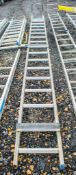 Aluminium roofing ladder 3339-1022