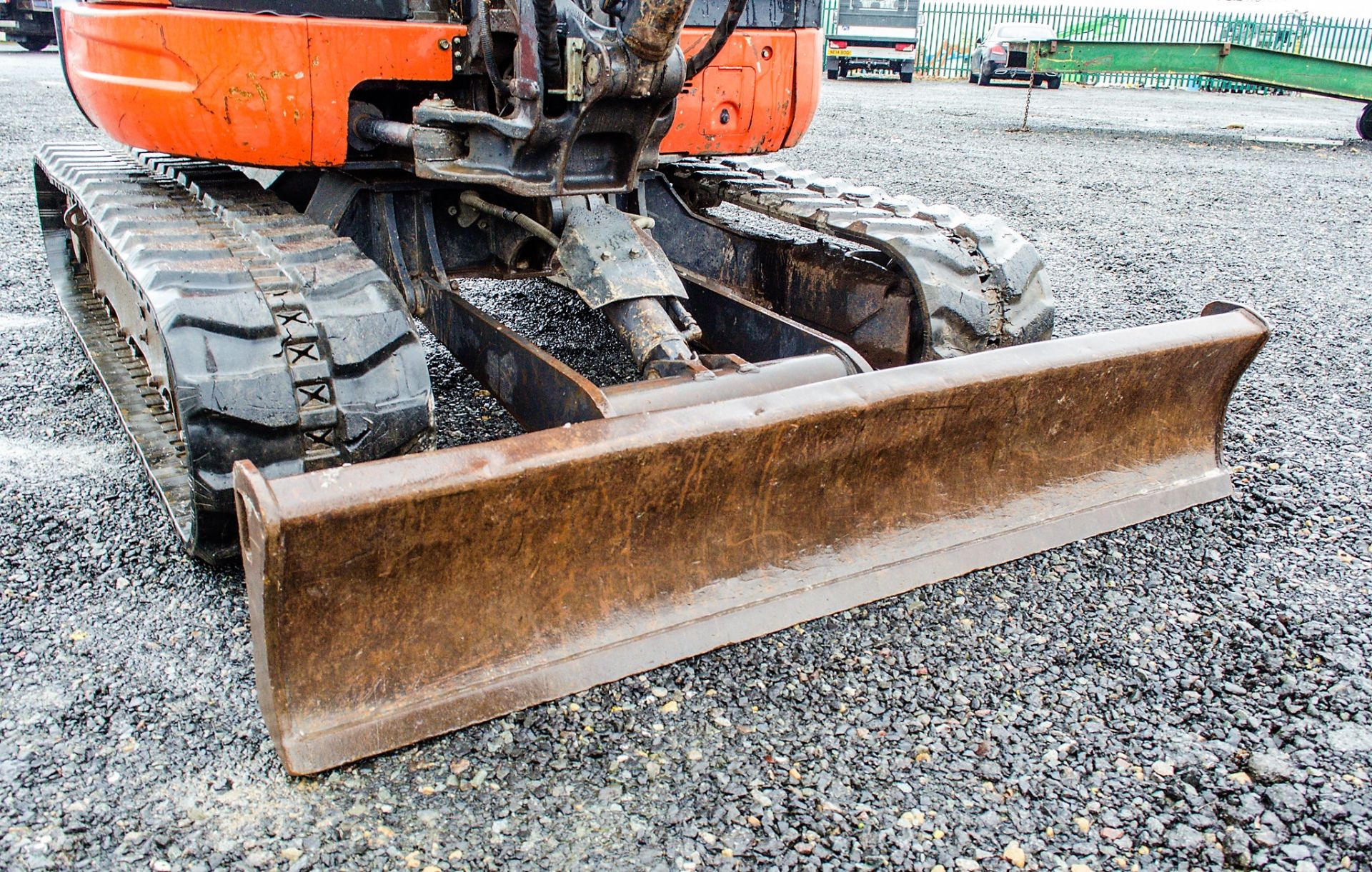 Kubota U48-4 4.8 tonne rubber tracked excavator Year: 2012 S/N: 51320 Recorded Hours: 4565 blade, - Bild 11 aus 22