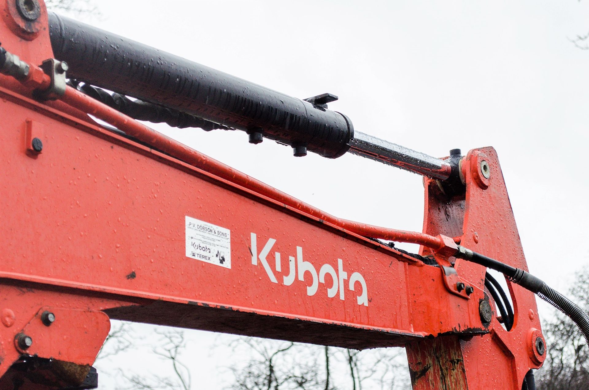 Kubota U48-4 4.8 tonne rubber tracked excavator Year: 2012 S/N: 51320 Recorded Hours: 4565 blade, - Image 16 of 22