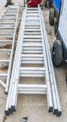 3 stage extending aluminium ladder A806422