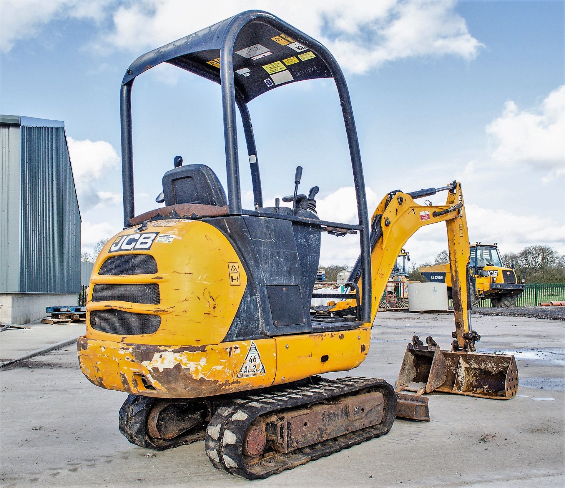 JCB 801.4 CTS 1.5 tonne rubber tracked mini excavator Year: 2015 S/N 2076491 Recorded Hours: 2075 - Bild 3 aus 20