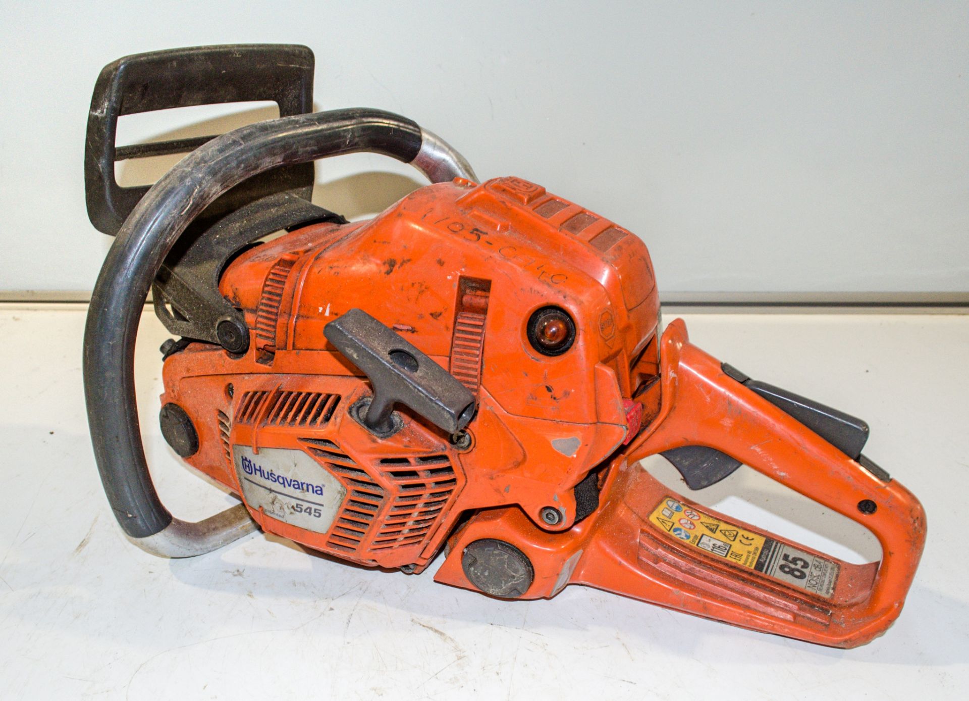 Husqvarna 545 petrol driven chainsaw ** Bar missing **