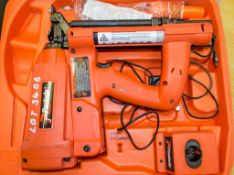 Paslode Impulse nail gun c/w charger & carry case A750550 ** No battery ** CO