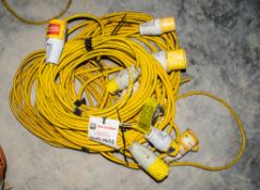 Approximately 5 110v extension cables