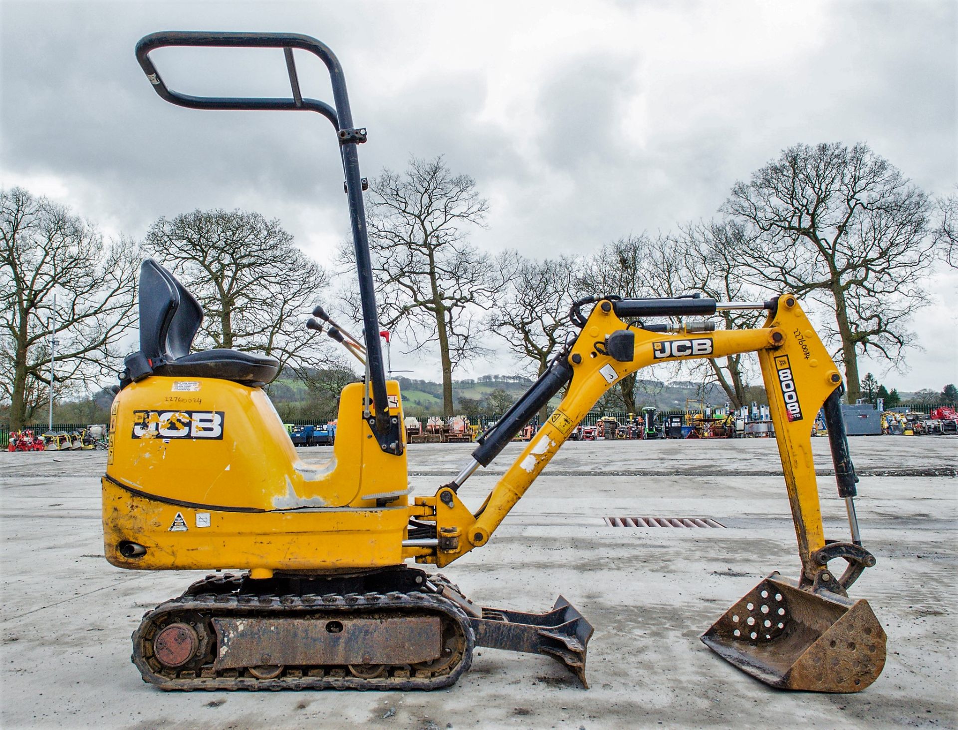 JCB 8008 CTS 0.8 tonne rubber tracked micro excavator Year: 2015 S/N: 2410729 Recorded Hours: 1176 - Bild 8 aus 17