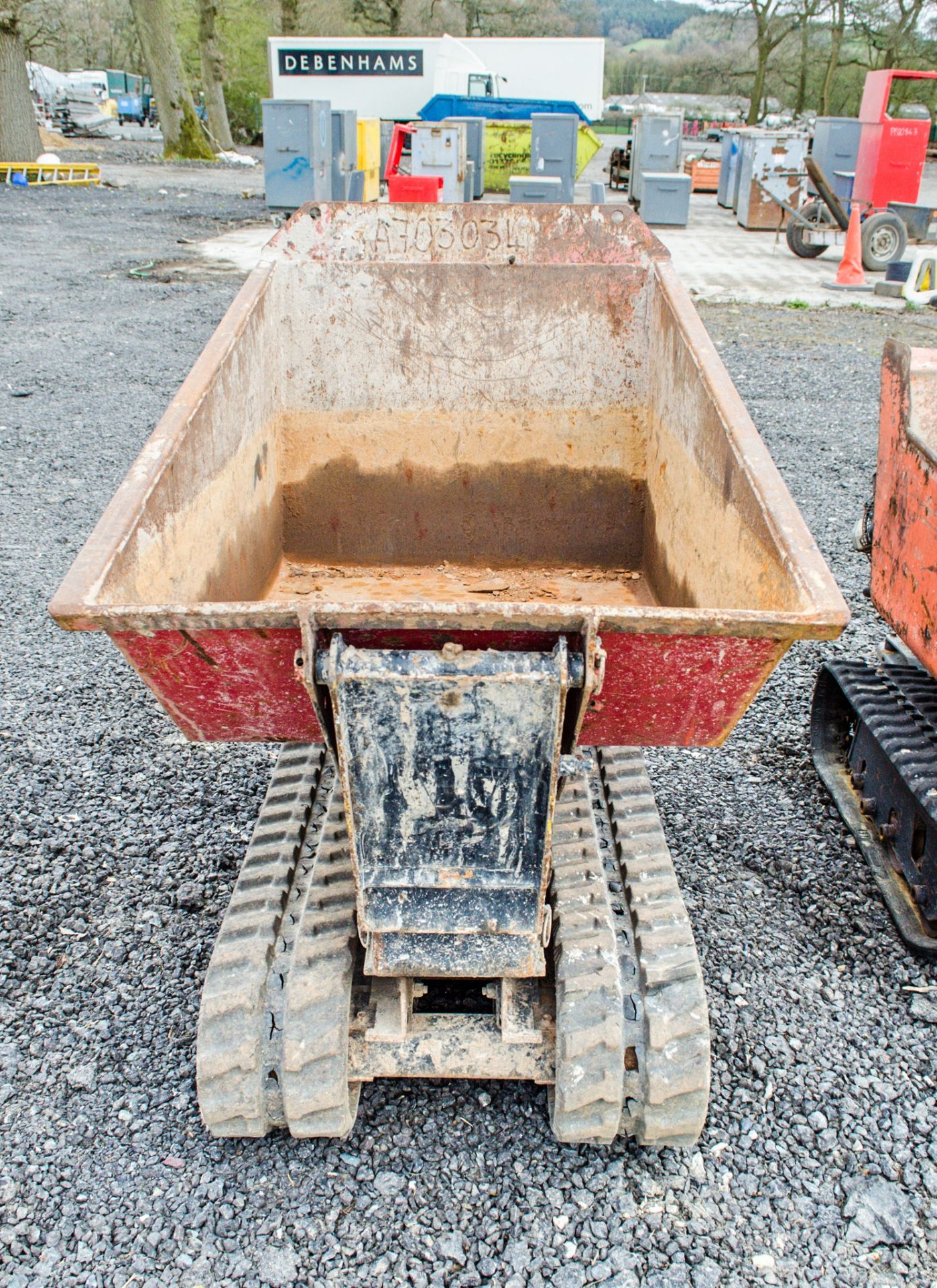 Taskman TD 500 HL petrol driven walk behind rubber tracked dumper A703034 - Image 5 of 10