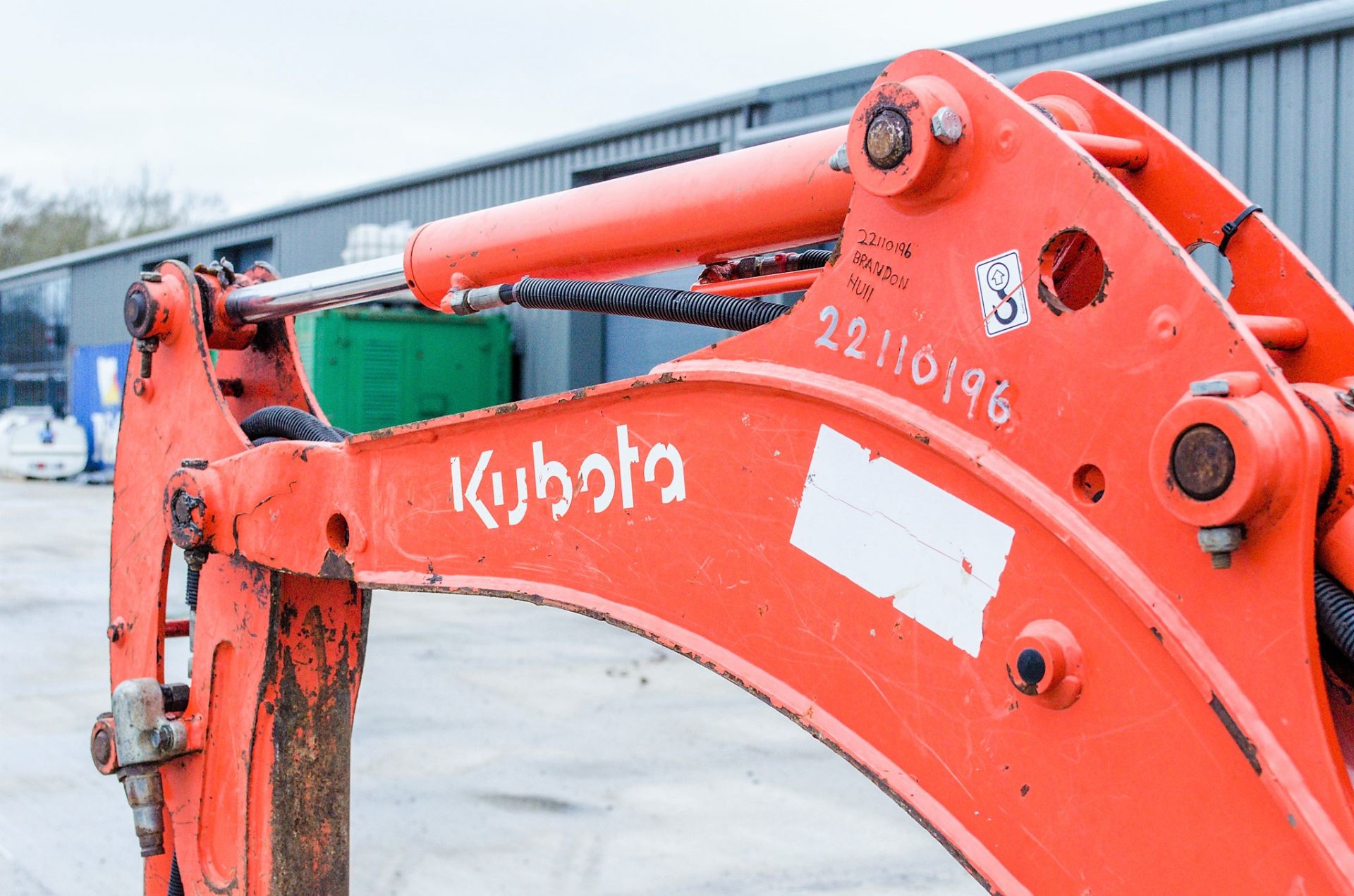 Kubota KX36-3 1.5 tonne rubber tracked mini excavator Year: 2007 S/N: 76574 Recorded Hours: 3909 - Image 13 of 18