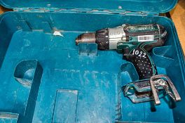 Makita cordless power drill c/w carry case ** No charger or battery **