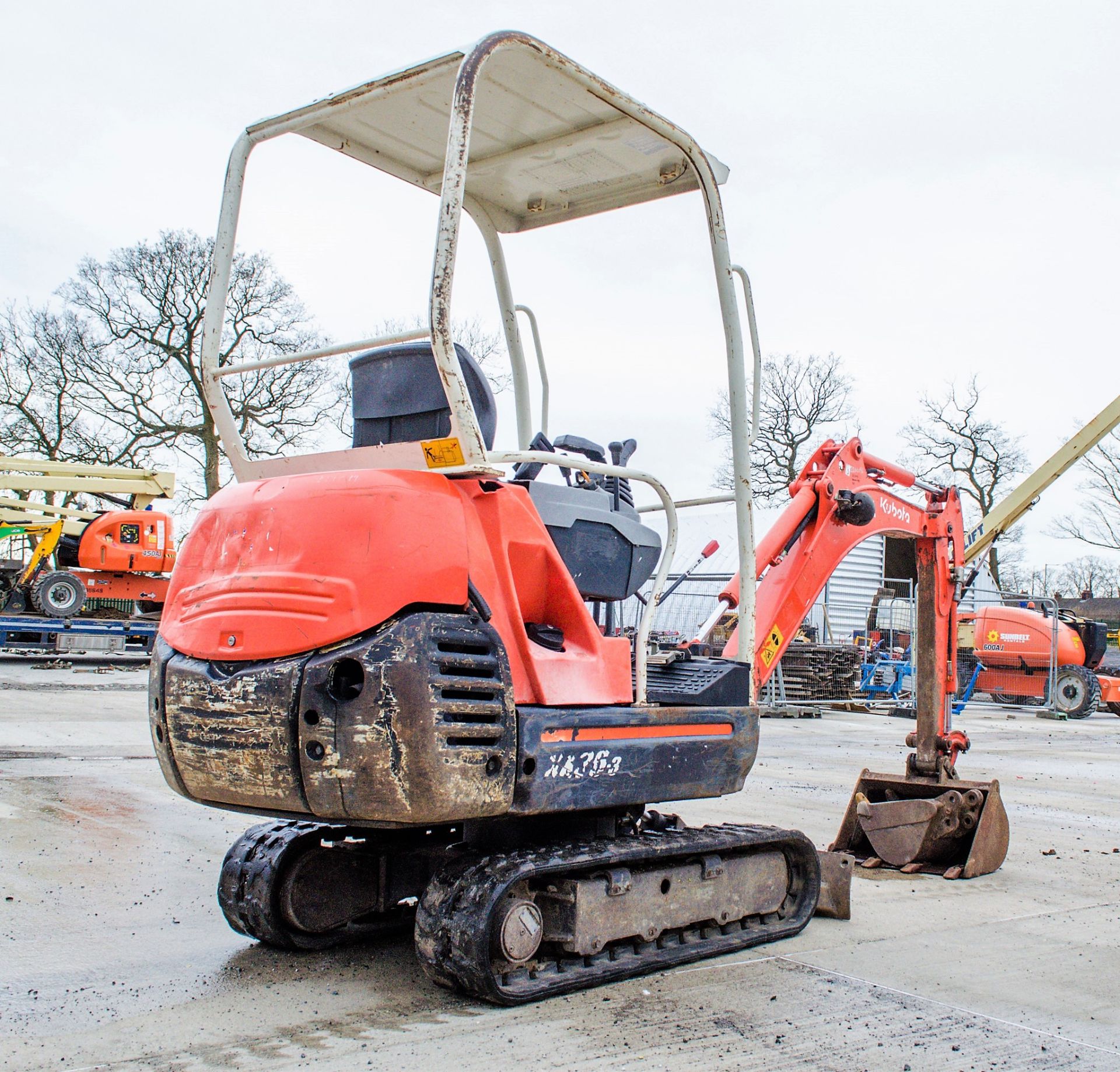 Kubota KX36-3 1.5 tonne rubber tracked mini excavator Year: 2007 S/N: 76574 Recorded Hours: 3909 - Image 3 of 18