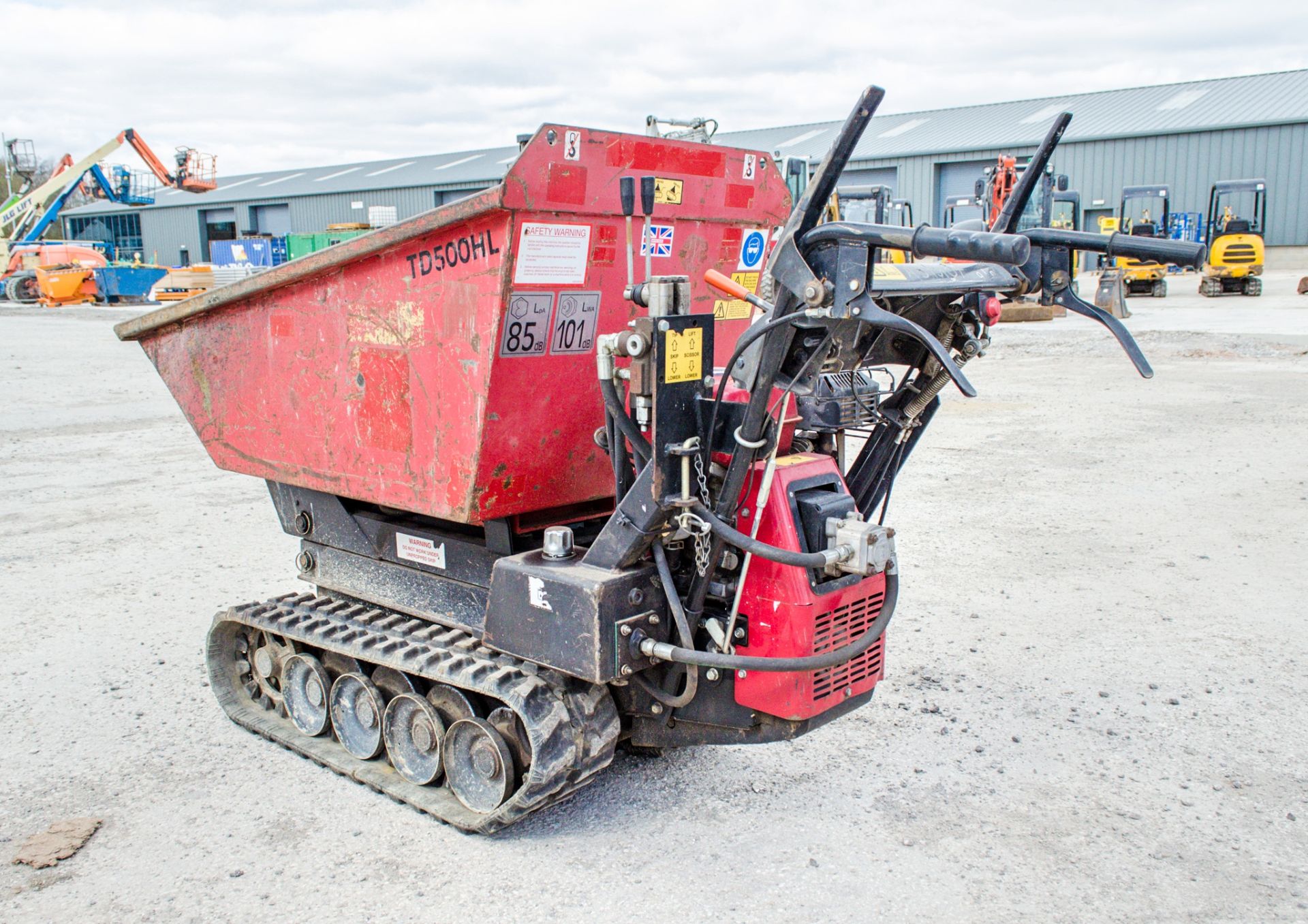 Taskman TD 500 HL petrol driven walk behind rubber tracked dumper  A693109 - Image 4 of 14