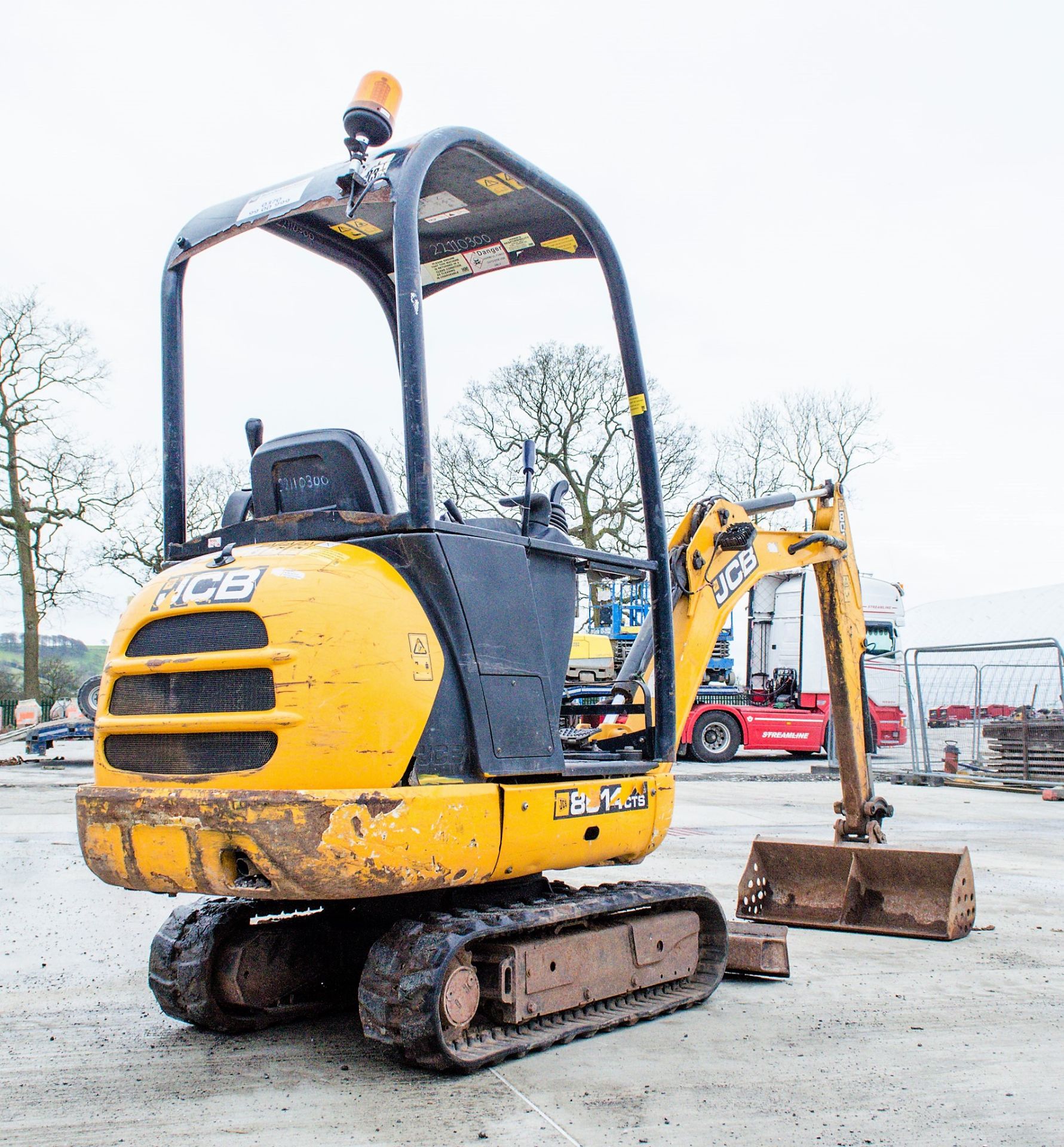 JCB 8014 CTS 1.5 tonne rubber tracked mini excavator Year: 2014 S/N: 82070515 Recorded Hours: 2114 - Image 3 of 18