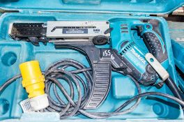 Makita 6844 110 volt screw gun c/w carry case