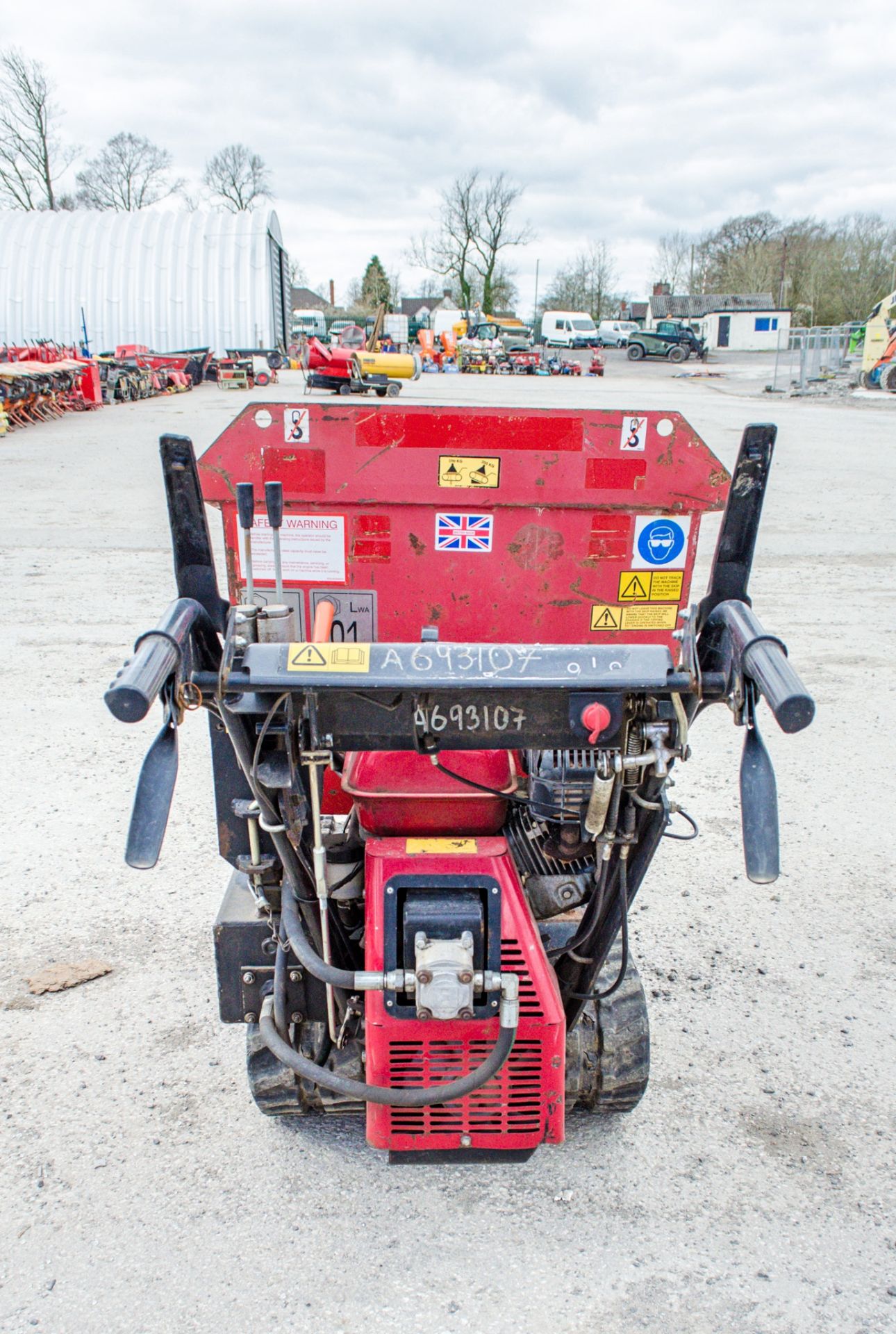 Taskman TD 500 HL petrol driven walk behind rubber tracked dumper  A693109 - Image 6 of 14