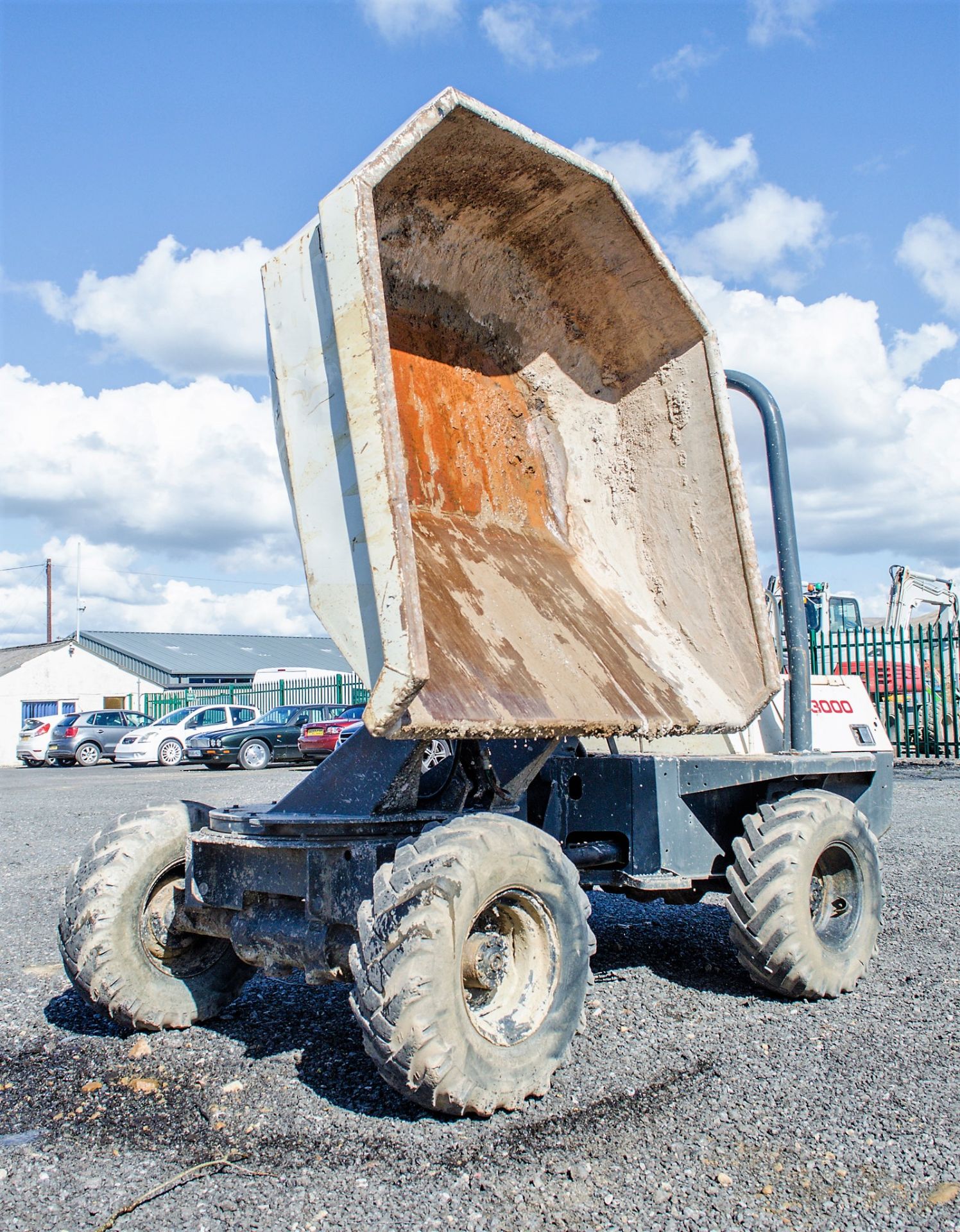 Benford Terex 3 tonne swivel skip dumper Year: 2007 S/N: E702FS057 Recorded Hours: Not displayed ( - Image 9 of 19