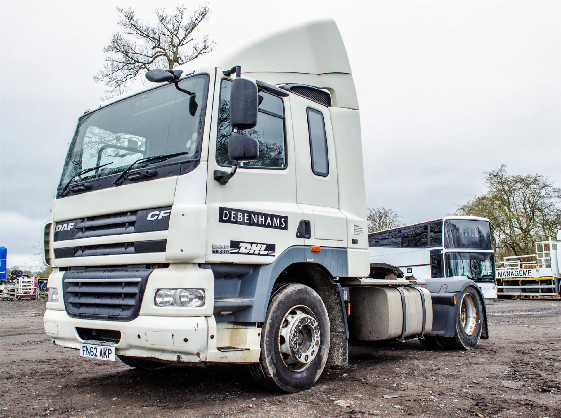 DAF CF 85.410 Euro 5 4 x 2 tractor unit  Registration Number: FN62 AKP   Chassis Number: