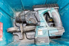 Makita DHR 242 18v cordless SDS rotary hammer drill c/w charger & carry case ** No battery **