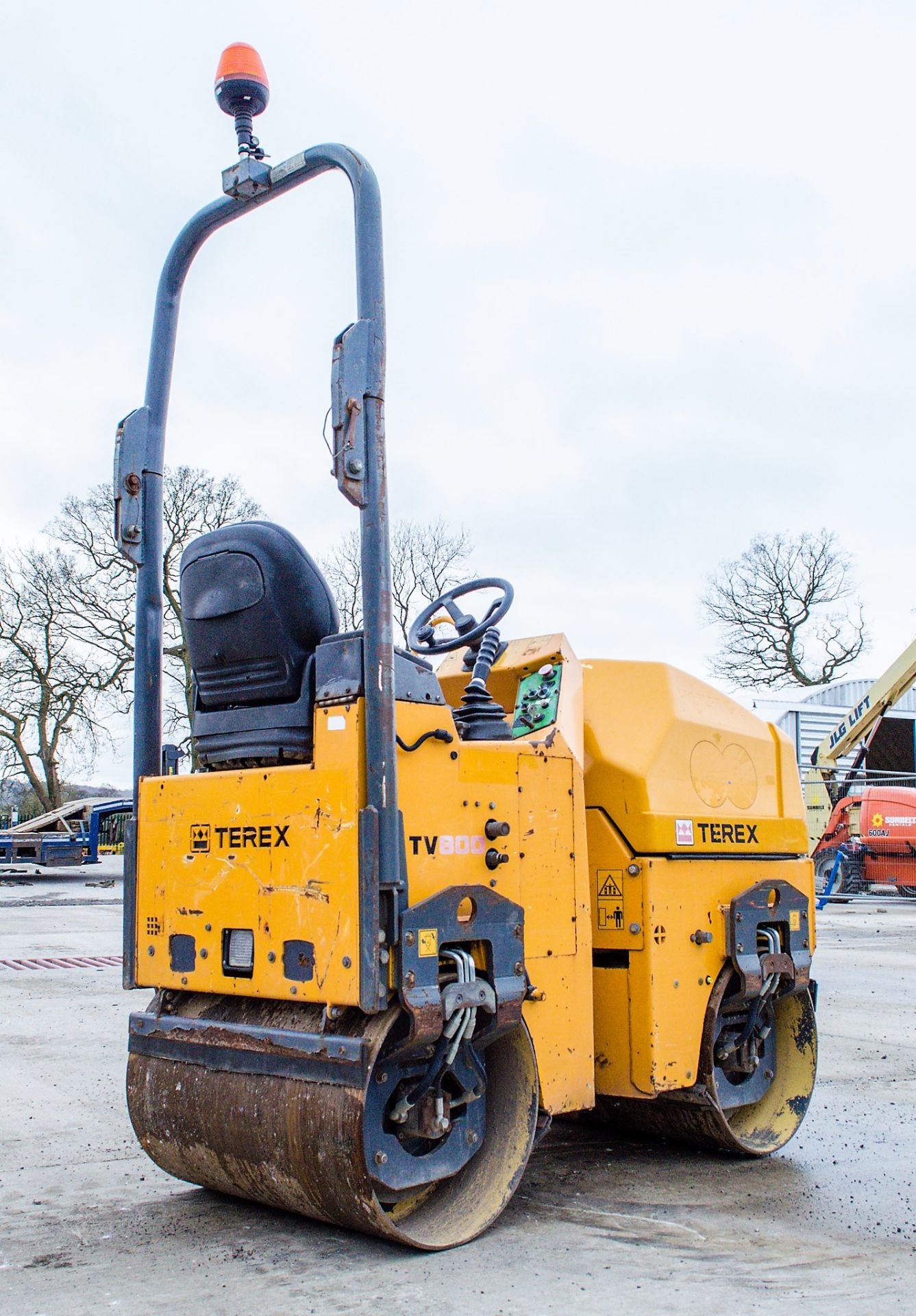 Terex TV800 double drum ride on roller Year: 2011 S/N: EBANS1633 Recorded Hours: 1051 RTD036 - Image 3 of 16