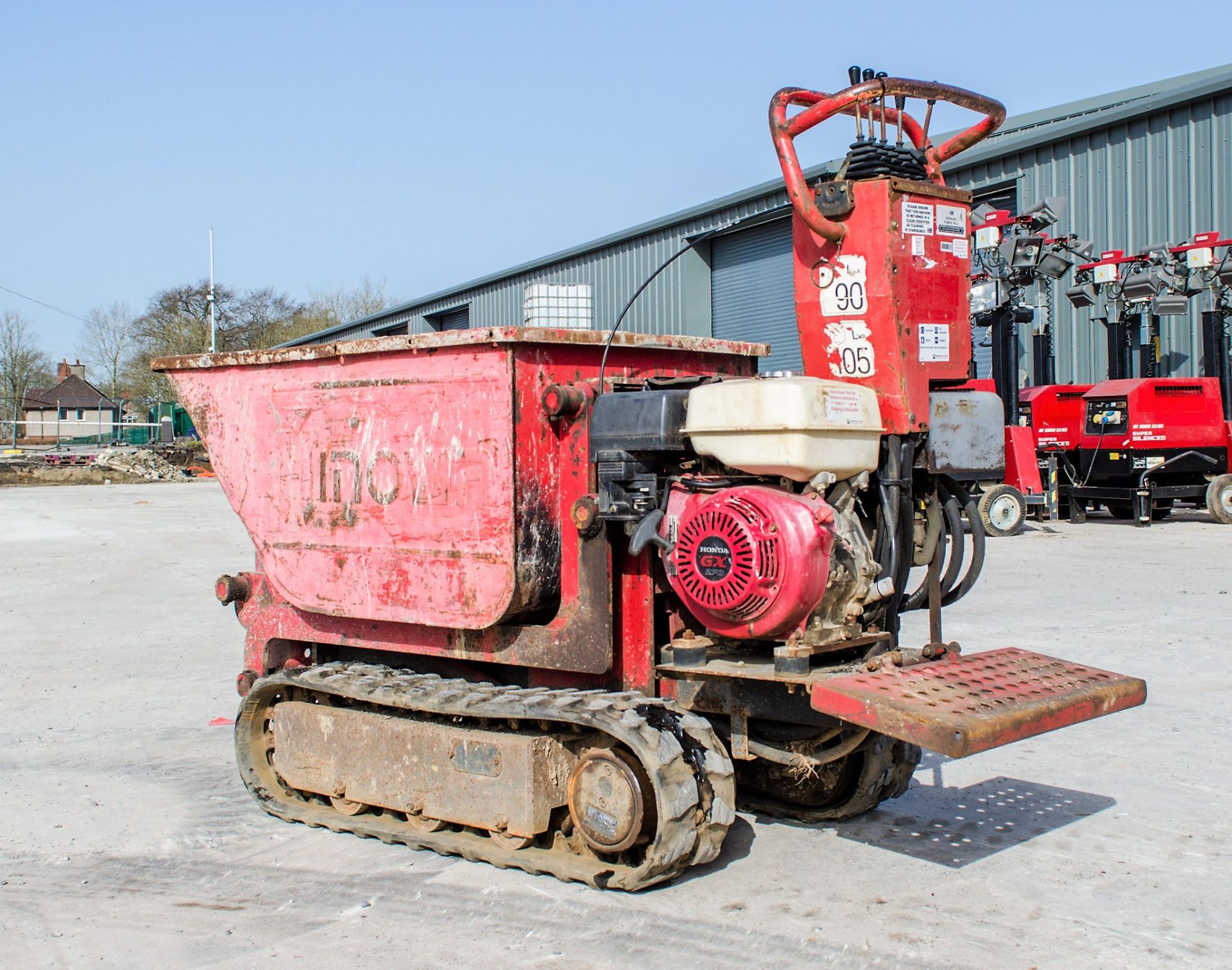 Hinowa HP800 800kg petrol driven high tip mini dumper Year: 2000 S/N: 58208 2285001 - Image 3 of 12