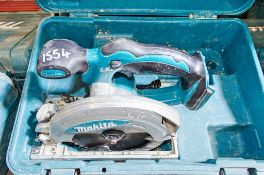 Makita cordless circular saw c/w carry case * no charger or battery *