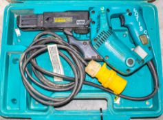 Makita 6834 110 volt screw gun  c/w carry case