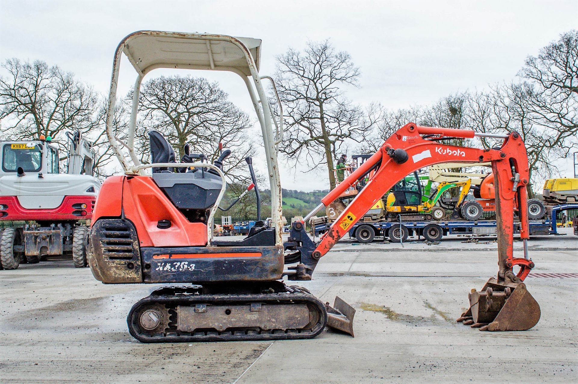 Kubota KX36-3 1.5 tonne rubber tracked mini excavator Year: 2007 S/N: 76574 Recorded Hours: 3909 - Image 8 of 18