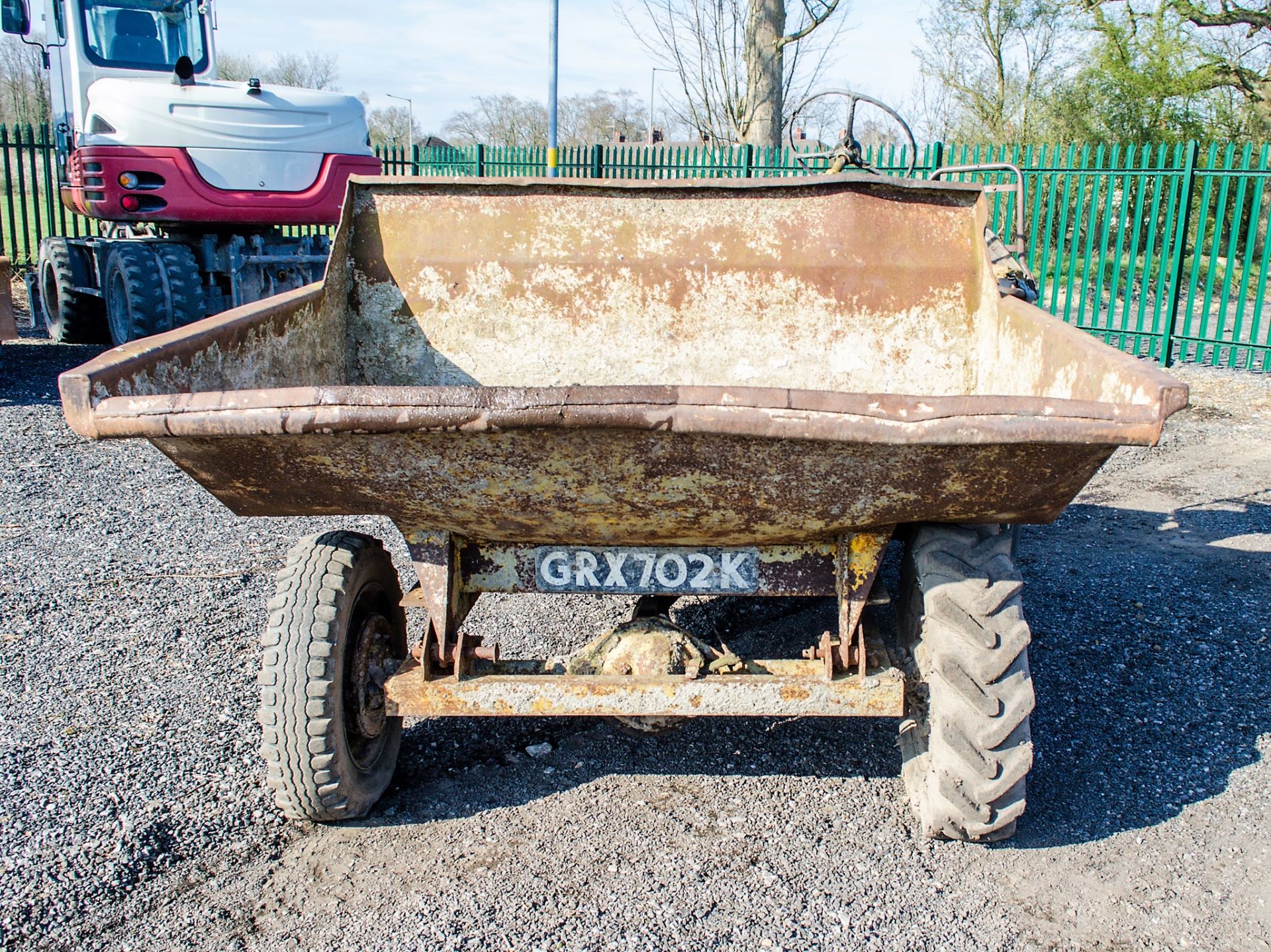 2 tonne diesel driven 4WD dumper Registration Number: GRX 702K ** Dumper starts, runs & drives but - Image 5 of 13