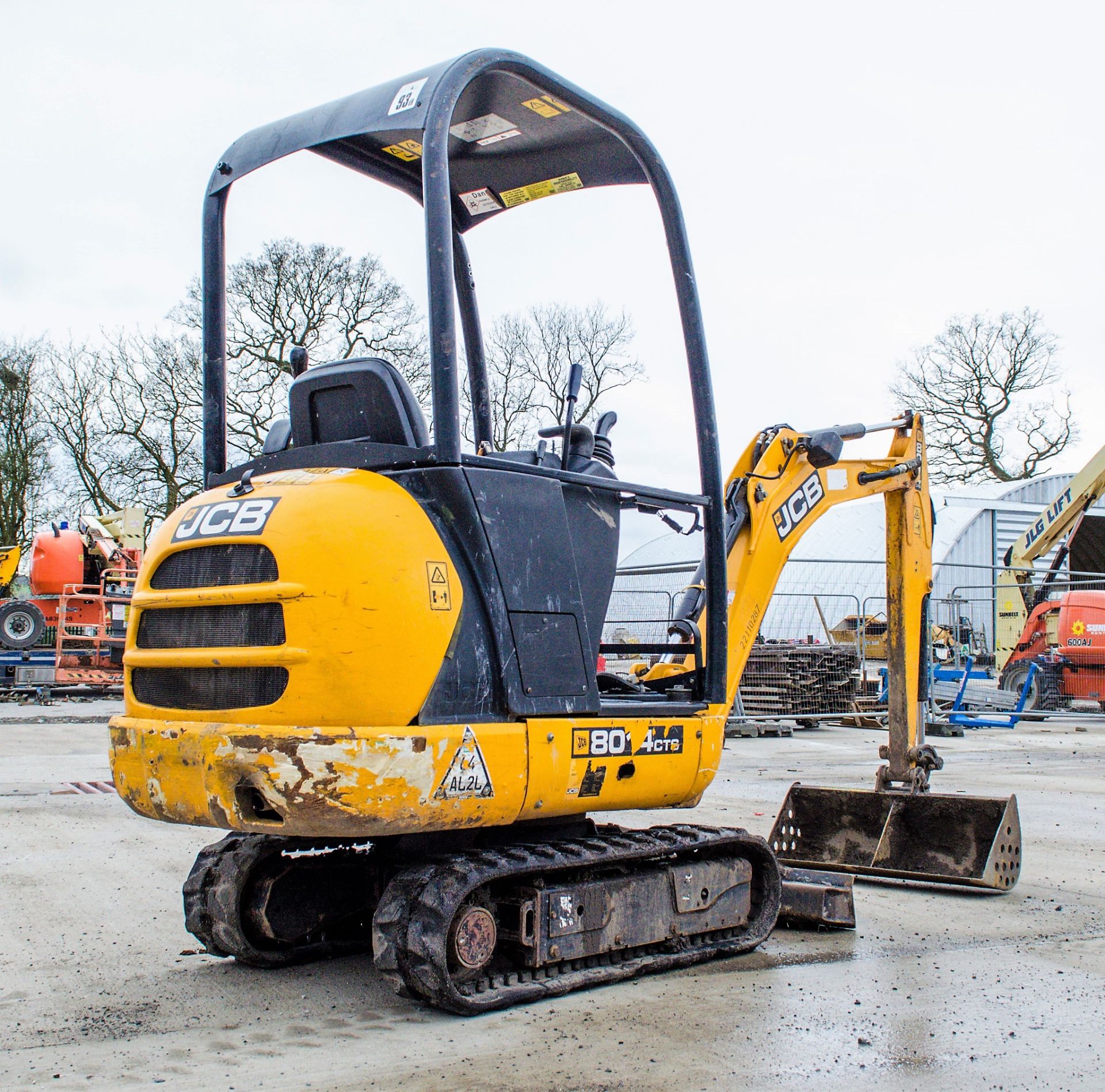 JCB 8014 CTS 1.5 tonne rubber tracked mini excavator Year of Manufacture: 2014 Model Year: 2015 S/N: - Image 3 of 18