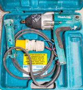 Makita 110 volt impact wrench c/w carry case * handle damaged *