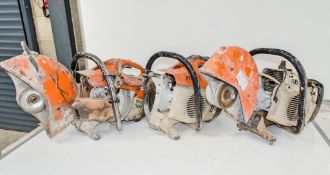 3 - Stihl TS410 petrol driven cut off saws ** All for spares **