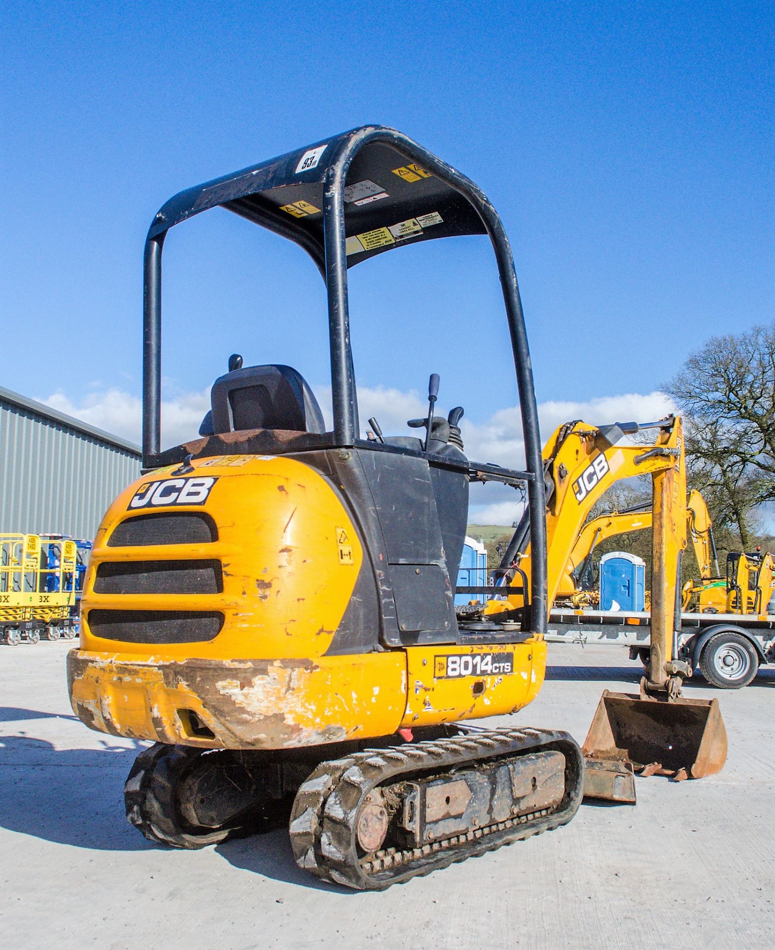 JCB 8014 CTS 1.5 tonne rubber tracked mini excavator Year of Manufacture: 2014 Model Year: 2015 S/N: - Image 4 of 16