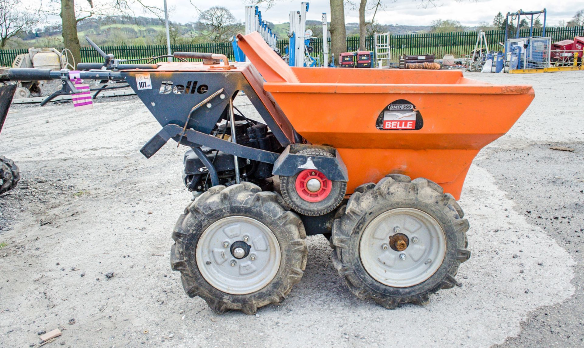 Belle BMD 300 petrol driven walk behind wheeled dumper A713125 - Image 8 of 12