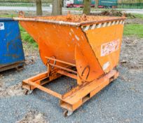 Eichinger steel fork lift tipping skip