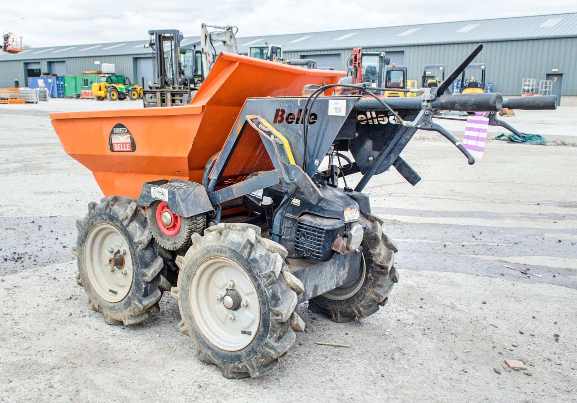 Belle BMD 300 petrol driven walk behind wheeled dumper A713125 - Image 4 of 12