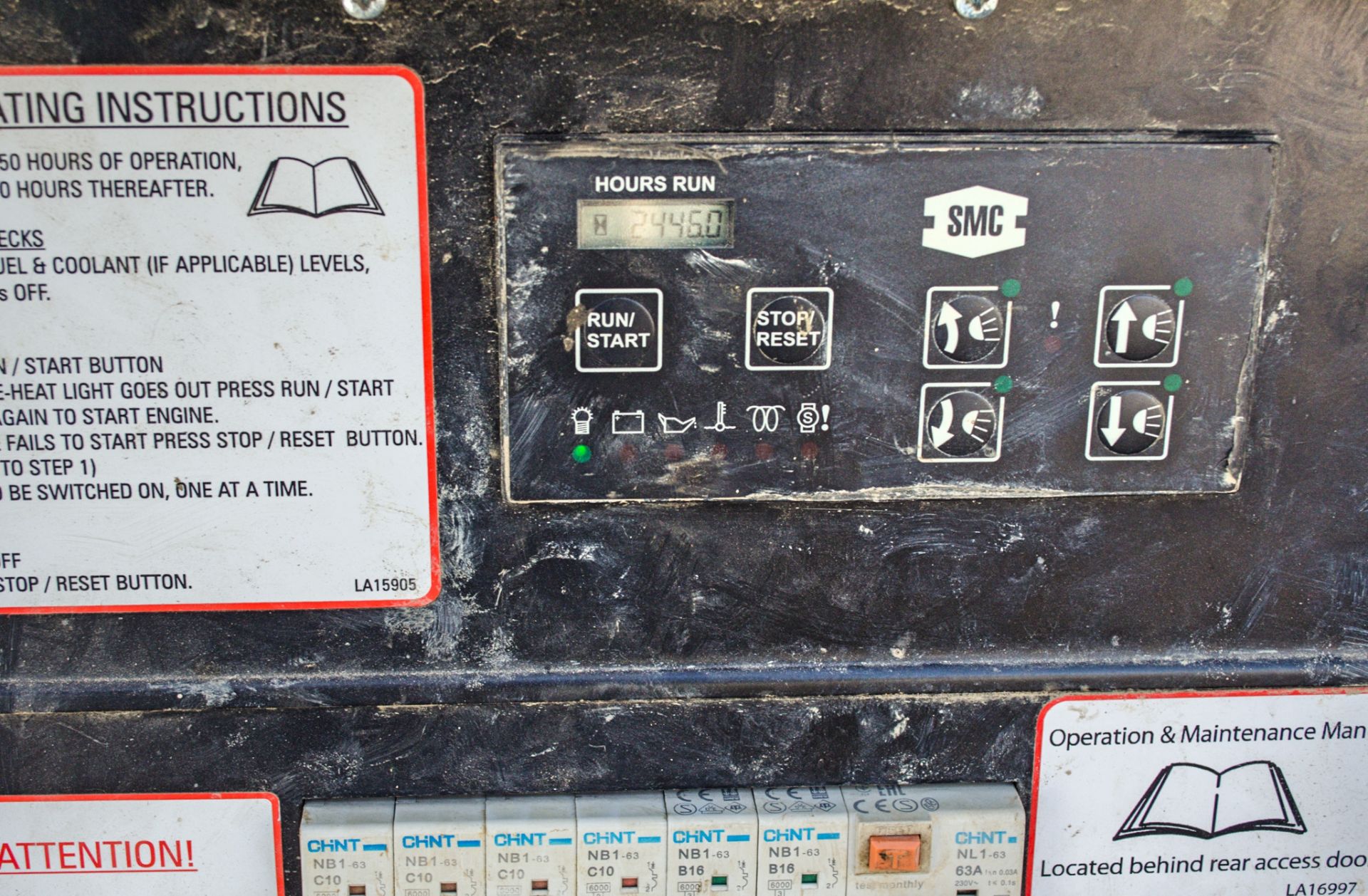 SMC TL90 diesel driven fast tow mobile lighting tower Year: 2015 S/N: T901511922 Recorded Hours: - Image 5 of 6