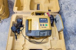 Topcon RL-H3C rotating laser level c/w charger, receiver & carry case