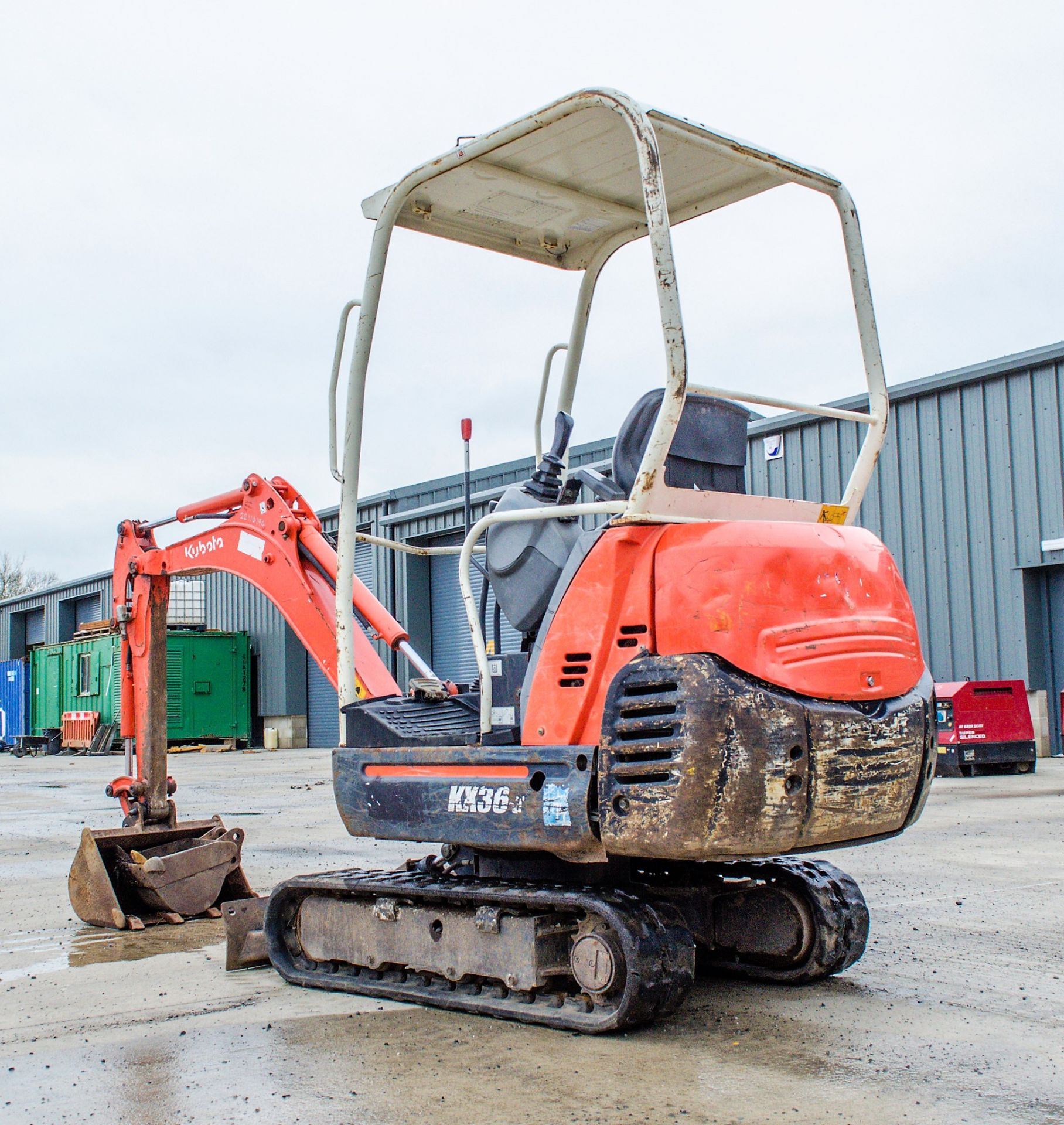 Kubota KX36-3 1.5 tonne rubber tracked mini excavator Year: 2007 S/N: 76574 Recorded Hours: 3909 - Image 4 of 18