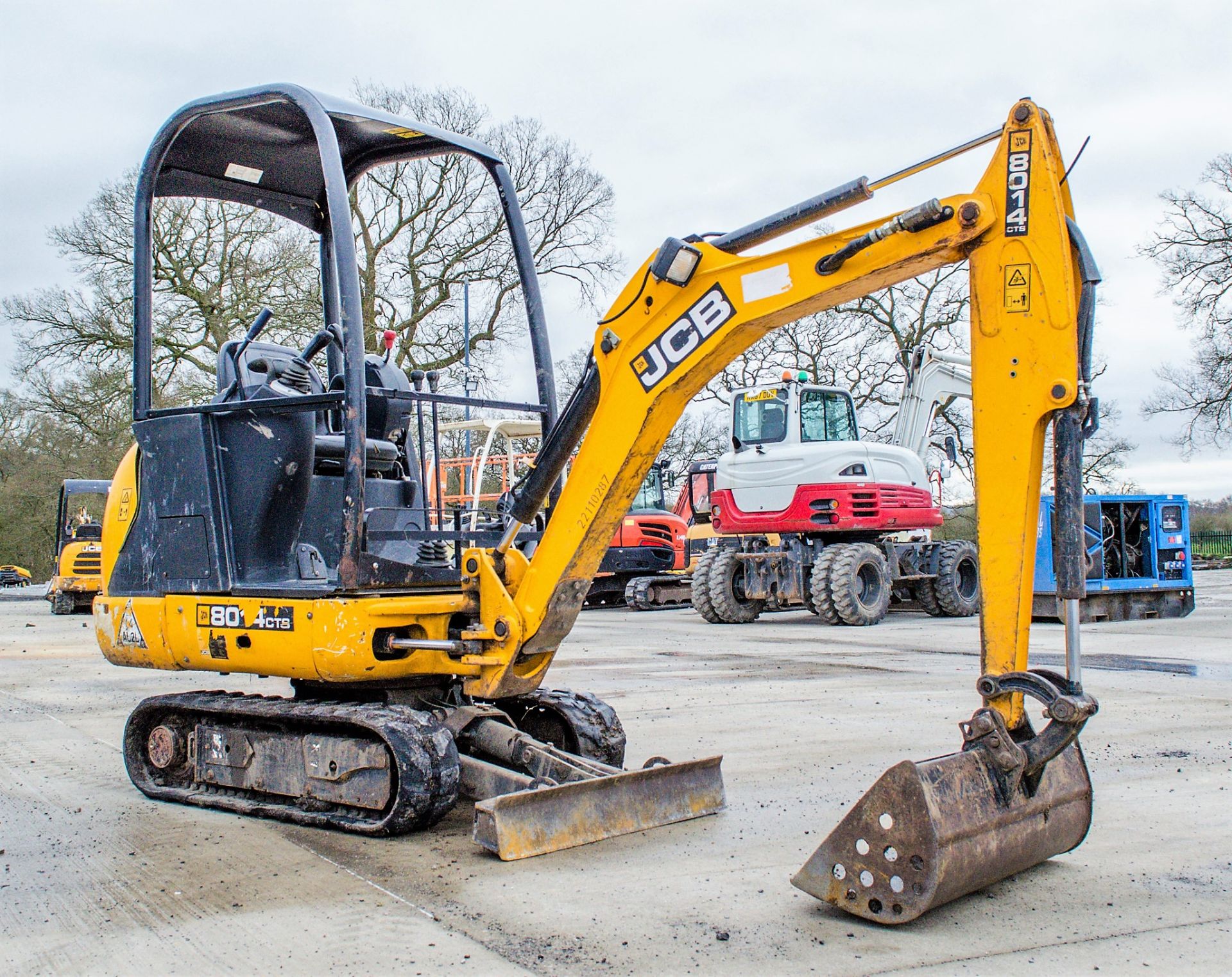 JCB 8014 CTS 1.5 tonne rubber tracked mini excavator Year of Manufacture: 2014 Model Year: 2015 S/N: - Image 2 of 18