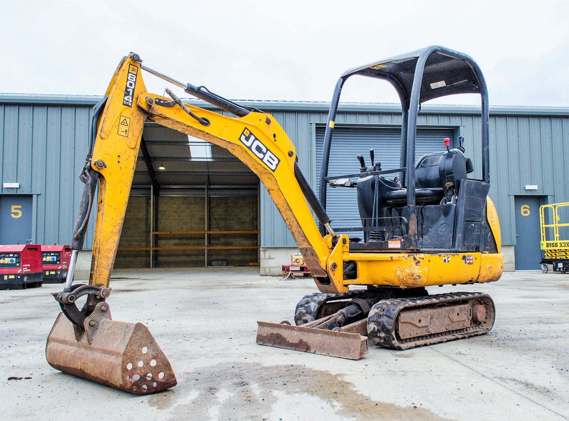 JCB 8014 CTS 1.5 tonne rubber tracked mini excavator Year: 2014 S/N: 82070515 Recorded Hours: 2114