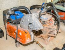 3 - Husqvarna K760 petrol driven cut off saws ** All in disrepair **