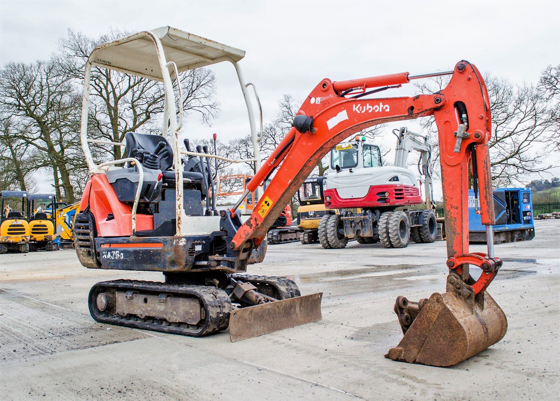 Kubota KX36-3 1.5 tonne rubber tracked mini excavator Year: 2007 S/N: 76574 Recorded Hours: 3909 - Image 2 of 18