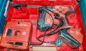 Hilti SFH 181-A 18v cordless power drill c/w charger, 2 - batteries & carry case