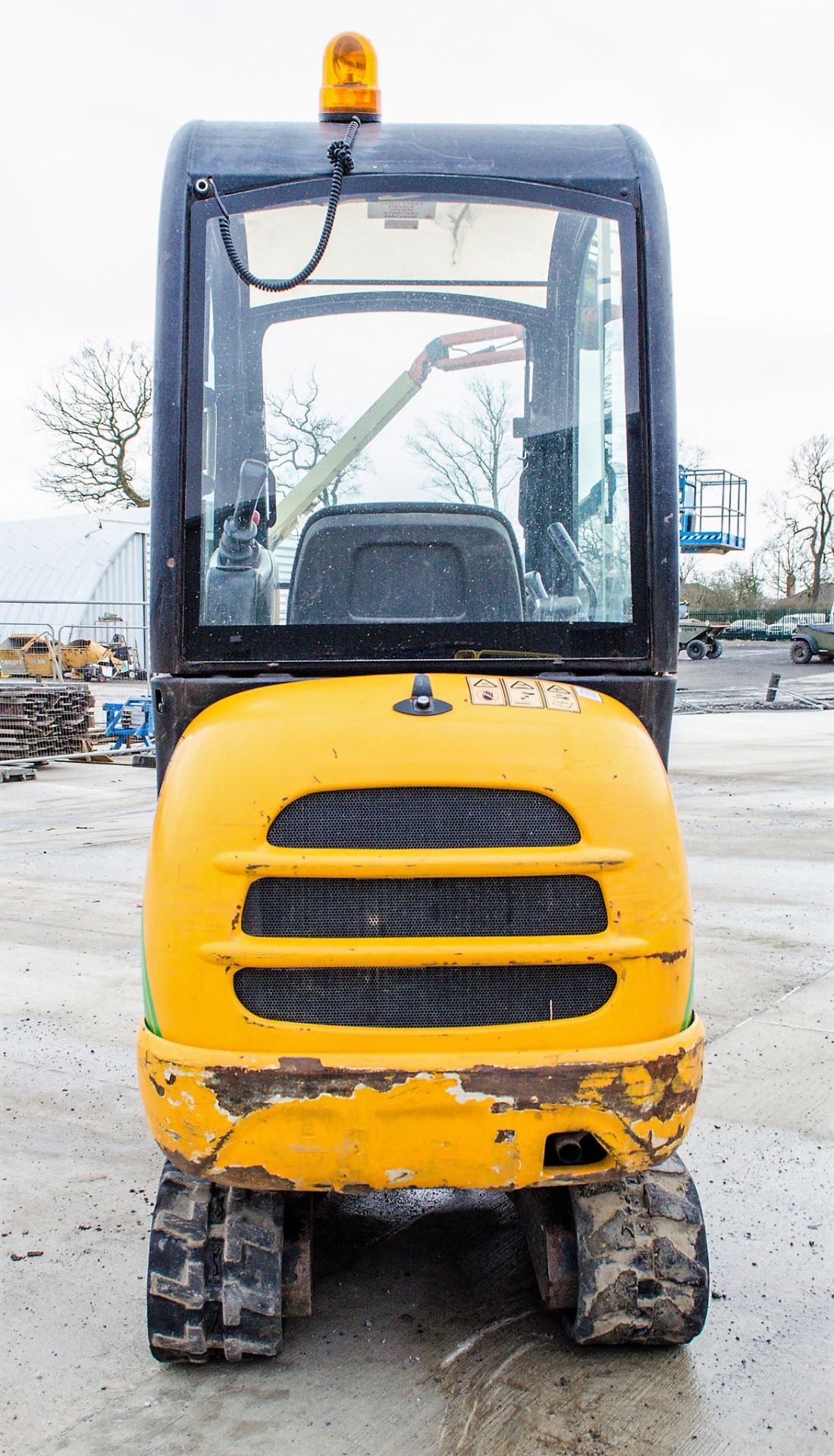 JCB 8016 1.5 tonne rubber tracked mini excavator Year: 2015 S/N: 2071770 Recorded Hours: 1990 blade, - Image 6 of 18